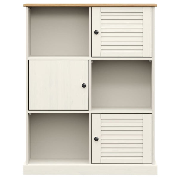Kirjahylly VIGO valkoinen 90x35x114,5 cm täysi mänty