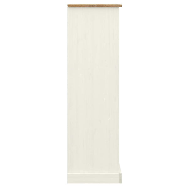 Kirjahylly VIGO valkoinen 90x35x114,5 cm täysi mänty