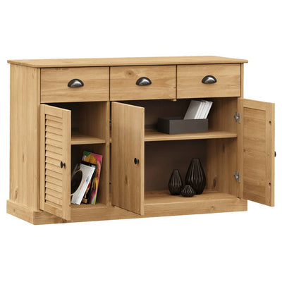 Senkki laatikoilla VIGO 113x40x75 cm täysi mänty