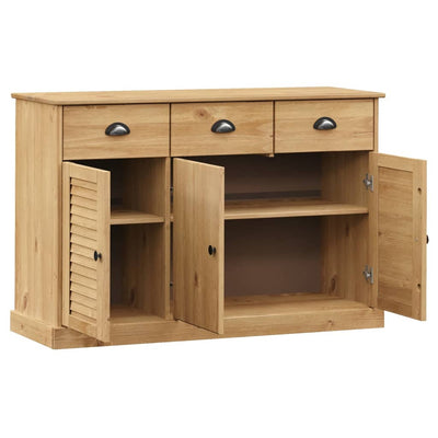 Senkki laatikoilla VIGO 113x40x75 cm täysi mänty