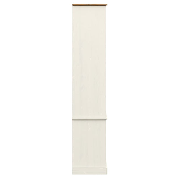 Vitriinikaappi VIGO valkoinen 85x35x170 cm täysi mänty