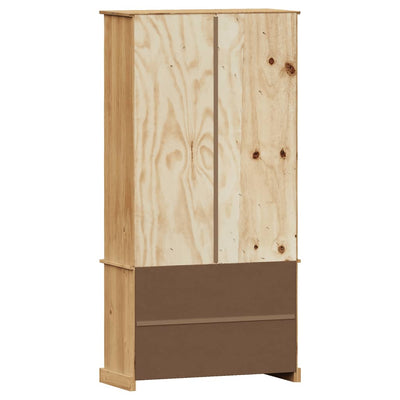 Kirjahylly VIGO 85x35x170 cm täysi mänty