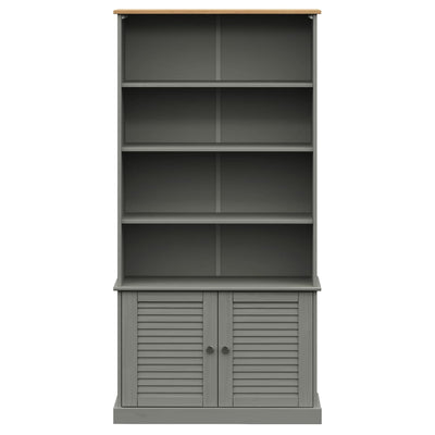 Kirjahylly VIGO harmaa 85x35x170 cm täysi mänty
