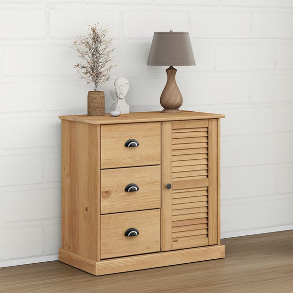 Senkki laatikoilla VIGO 78x40x75 cm täysi mänty