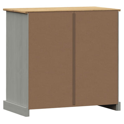 Senkki laatikoilla VIGO 78x40x75 cm harmaa täysi mänty