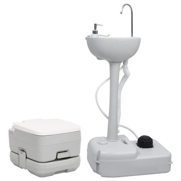 Kannettava retkeily-WC ja käsinpesuallassarja