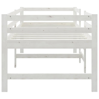 Valkoinen sängynrunko Pensionar 90x200cm (mänty)