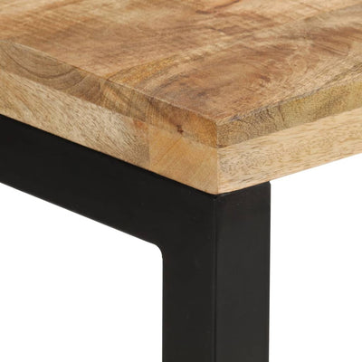 Konsolipöytä 110x35x76 cm täysi karkea mangopuu
