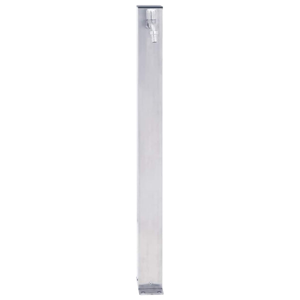 Ruostumaton teräs puutarhan vesipylväs Iasin 40cm (neliskulmainen)