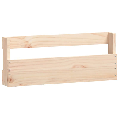 Seinäkenkätelineet 2 kpl 59x9x23 cm täysi mänty