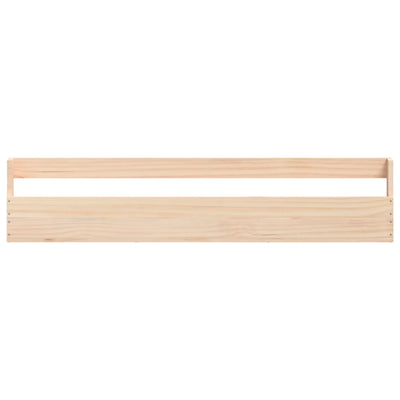 Seinäkenkätelineet 2 kpl 110x9x23 cm täysi mänty