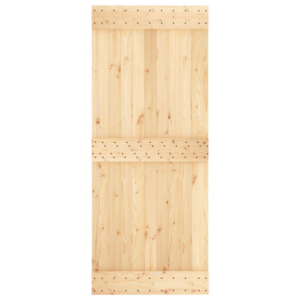 Laakaovi NARVIK 85x210cm Massiivinen mänty (käsittelemätön)