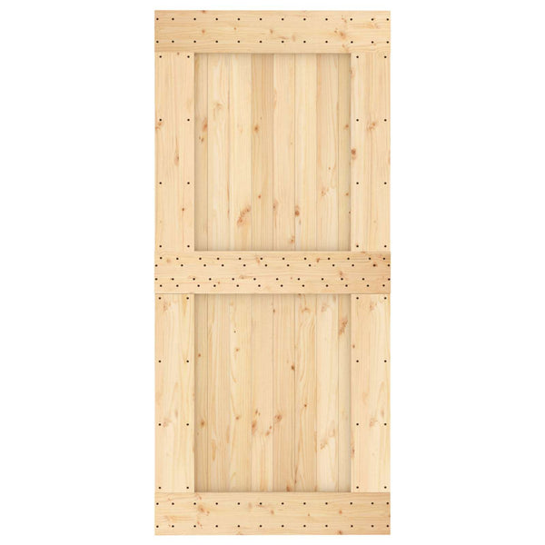 Ovi NARVIK 95 x 210 cm Massiivinen mänty (käsittelemätön)