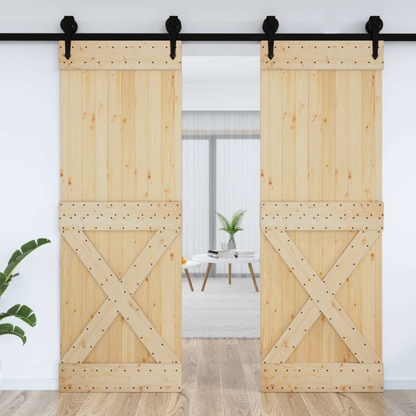 Ristiovi NARVIK 80x210cm Massiivinen mänty (käsittelemätön)