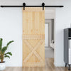 Ovi NARVIK 85 x 210 cm Massiivinen mänty (käsittelemätön)