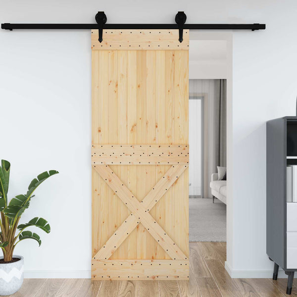Ovi NARVIK 90 x 210 cm Massiivinen mänty (käsittelemätön)