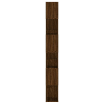 Kirjahylly/tilanjakaja ruskea tammi 100x24x188 cm