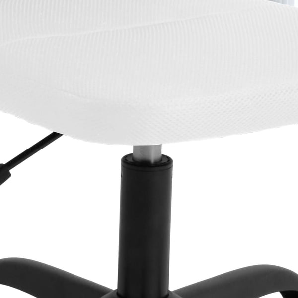 Työtuoli korkeussäädettävä valkoinen verkkokangas