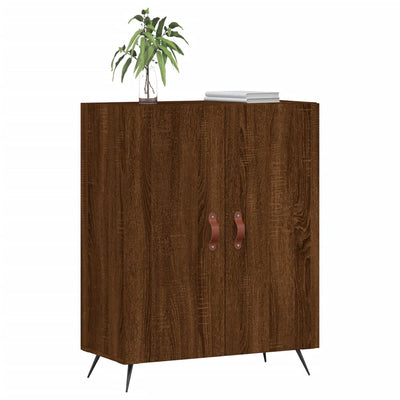 Senkki ruskea tammi 69,5x34x90 cm tekninen puu