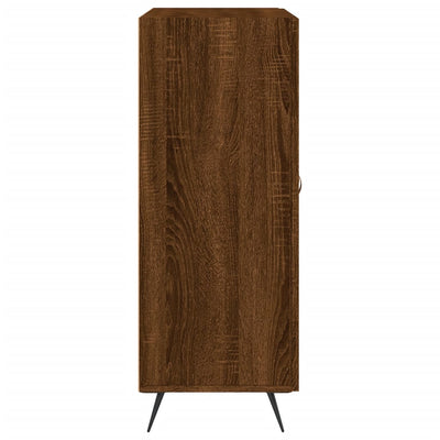 Senkki ruskea tammi 69,5x34x90 cm tekninen puu