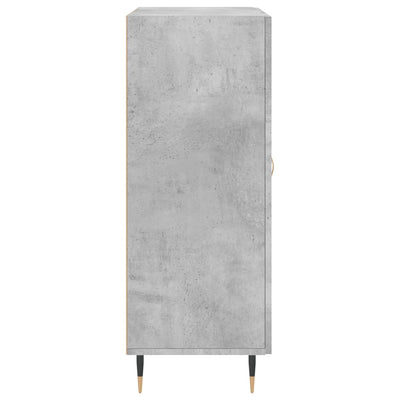 Senkki betoninharmaa 69,5x34x90 cm tekninen puu