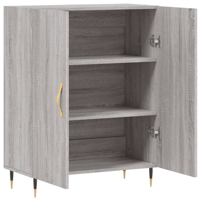 Senkki harmaa Sonoma 69,5x34x90 cm tekninen puu