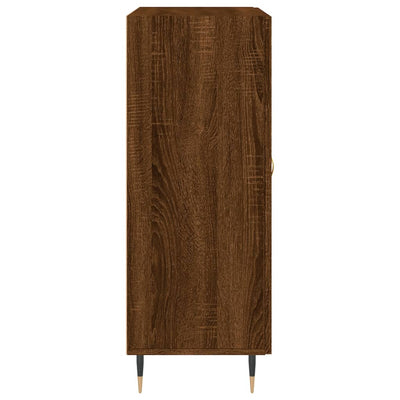 Senkki ruskea tammi 69,5x34x90 cm tekninen puu