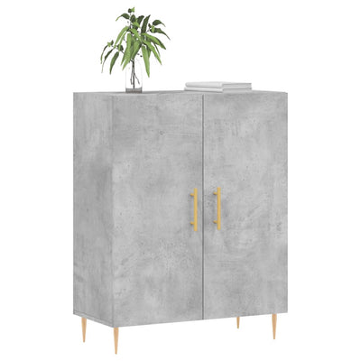 Senkki betoninharmaa 69,5x34x90 cm tekninen puu