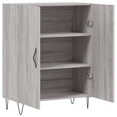 Senkki harmaa Sonoma 69,5x34x90 cm tekninen puu