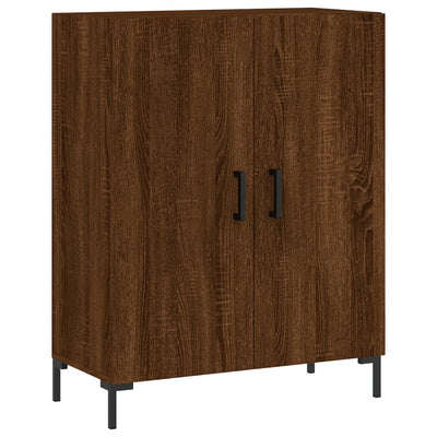 Senkki ruskea tammi 69,5x34x90 cm tekninen puu
