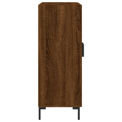 Senkki ruskea tammi 69,5x34x90 cm tekninen puu