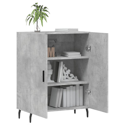 Senkki betoninharmaa 69,5x34x90 cm tekninen puu