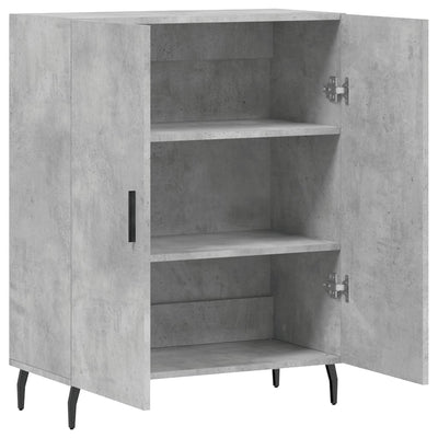 Senkki betoninharmaa 69,5x34x90 cm tekninen puu