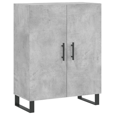 Senkki betoninharmaa 69,5x34x90 cm tekninen puu