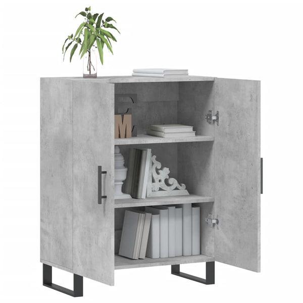 Betoninharmaa senkki Cazazian 69,5x34x90cm (puinen)