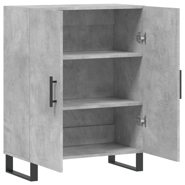 Betoninharmaa senkki Cazazian 69,5x34x90cm (puinen)