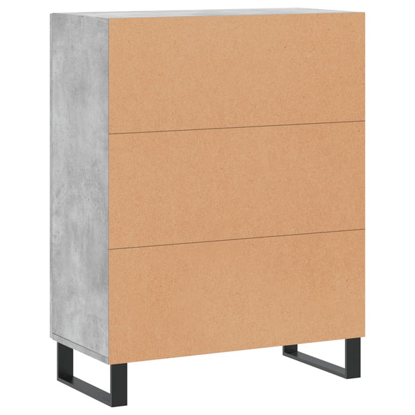 Betoninharmaa senkki Cazazian 69,5x34x90cm (puinen)