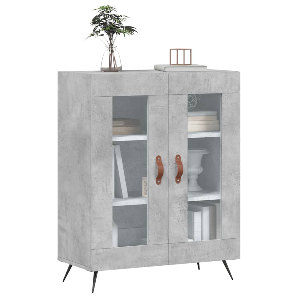 Betoninharmaa senkki Walter 69,5x34x90cm (puinen)
