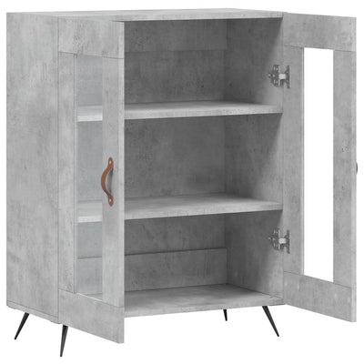 Senkki betoninharmaa 69,5x34x90 cm tekninen puu