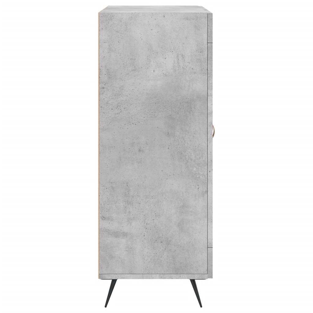 Betoninharmaa senkki Walter 69,5x34x90cm (puinen)
