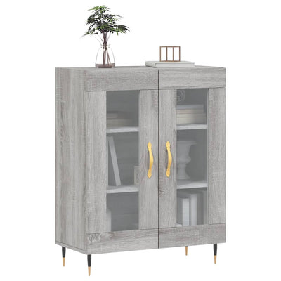 Senkki harmaa Sonoma 69,5x34x90 cm tekninen puu
