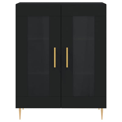 Senkki musta 69,5x34x90 cm tekninen puu