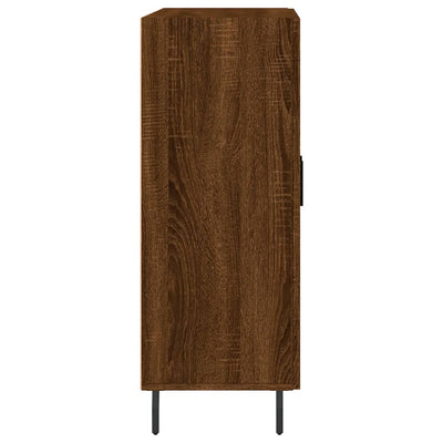 Senkki ruskea tammi 69,5x34x90 cm tekninen puu