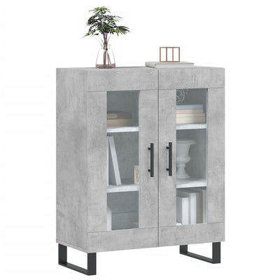 Senkki betoninharmaa 69,5x34x90 cm tekninen puu