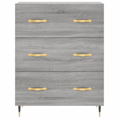 Senkki harmaa Sonoma 69,5x34x90 cm tekninen puu