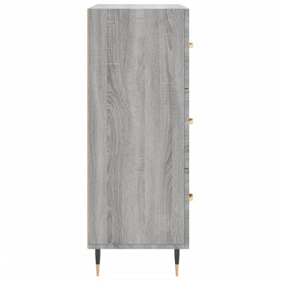Senkki harmaa Sonoma 69,5x34x90 cm tekninen puu