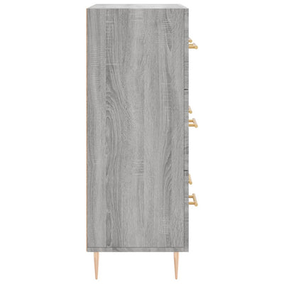 Senkki harmaa Sonoma 69,5x34x90 cm tekninen puu