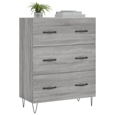 Senkki harmaa Sonoma 69,5x34x90 cm tekninen puu