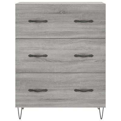 Senkki harmaa Sonoma 69,5x34x90 cm tekninen puu
