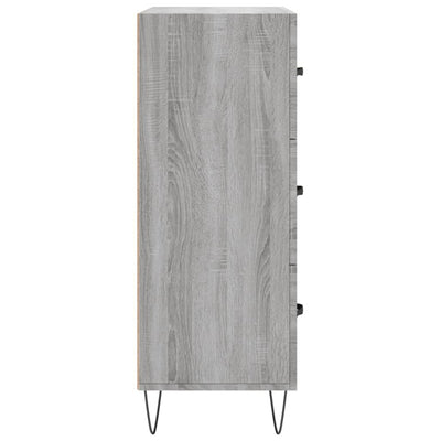 Senkki harmaa Sonoma 69,5x34x90 cm tekninen puu